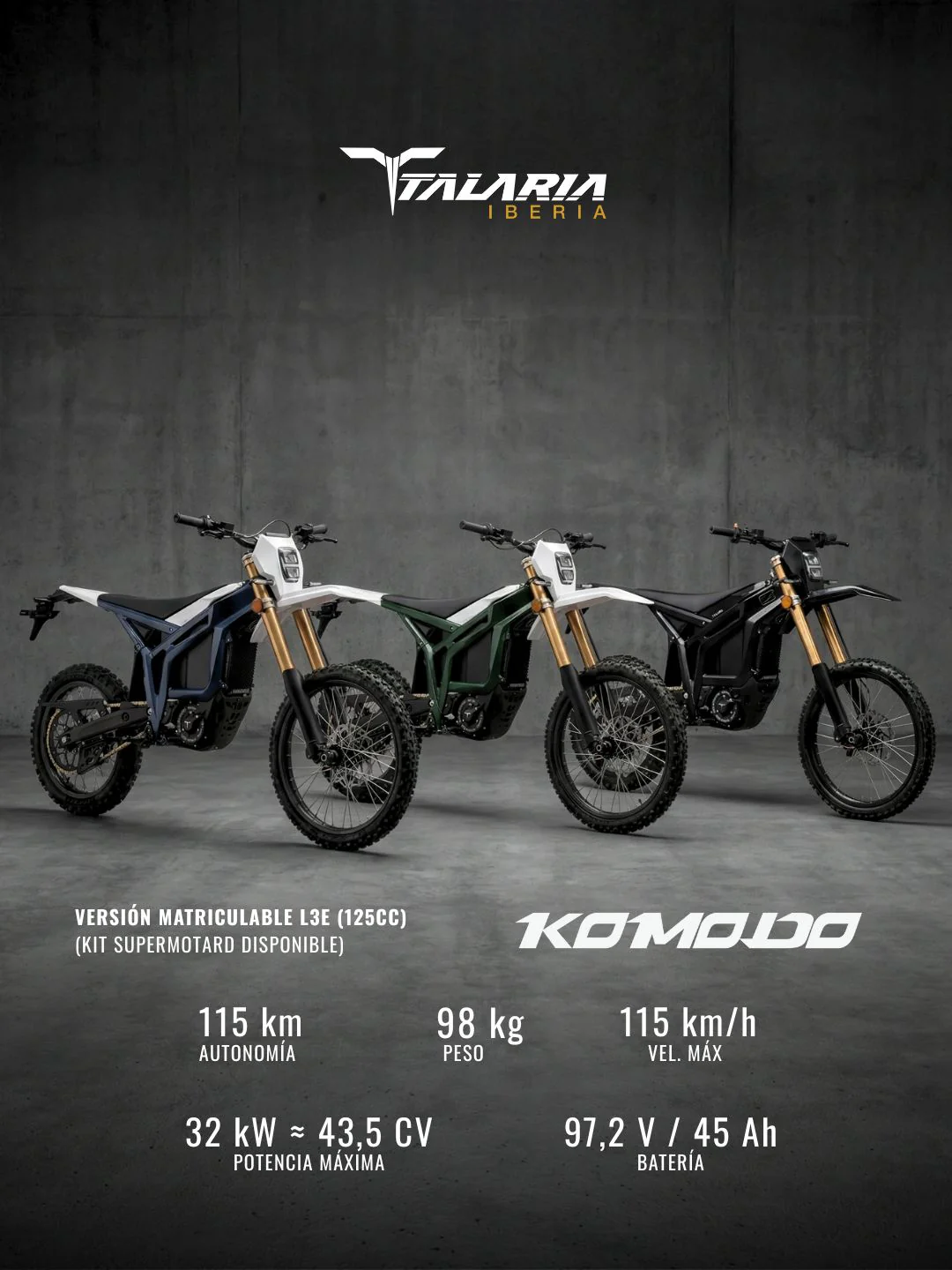 10€ Test Ride Bassella - Talaria KOMODO