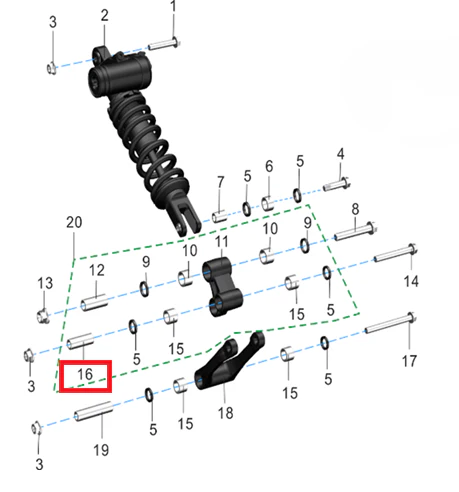 Liner (Ø16ר10×43) (KOMODO)