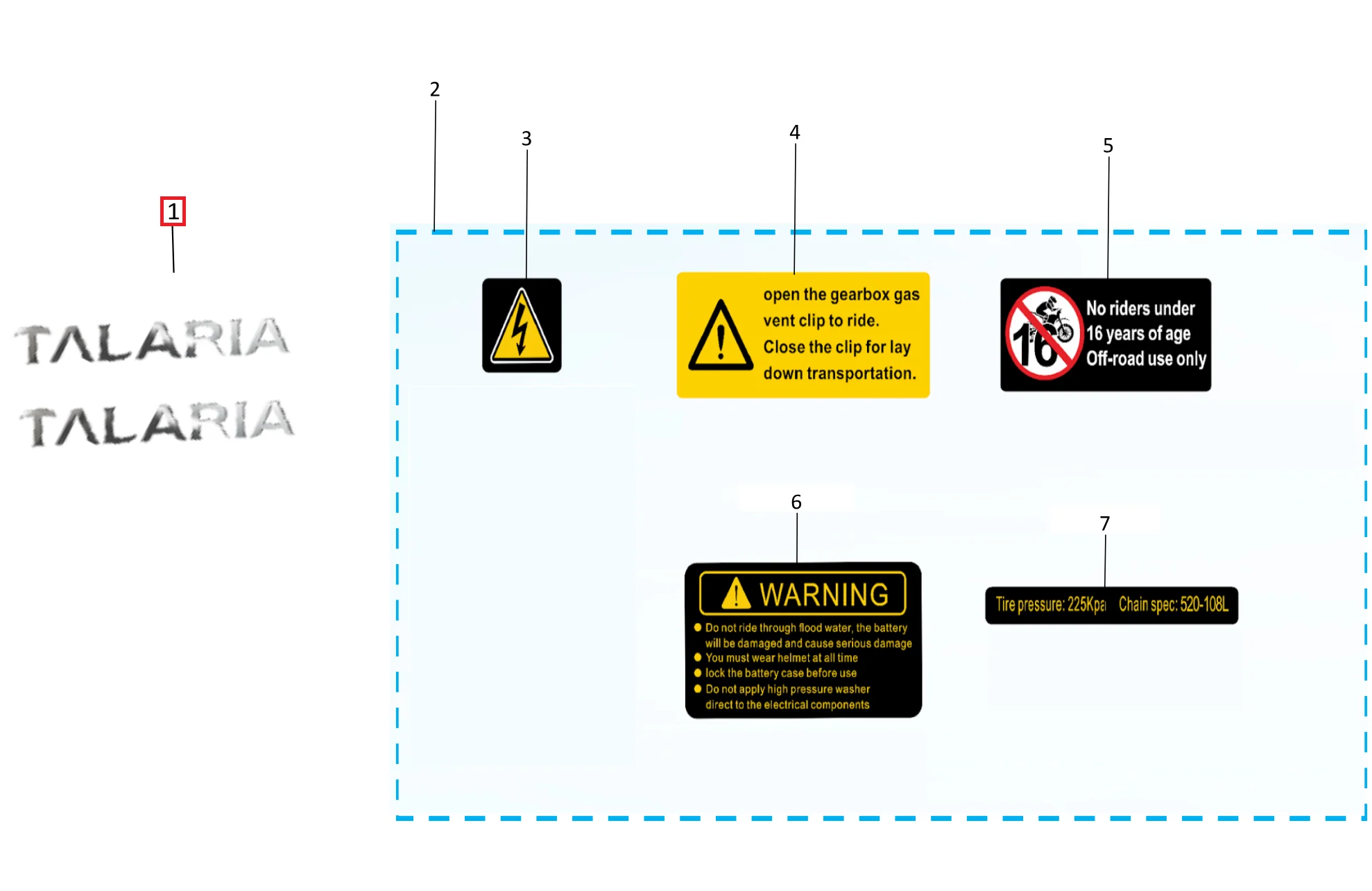 Sticker TALARIA (KOMODO)